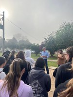 Administração UFSCar participa de aula em campo sobre projeto de horta comunitária em Buri